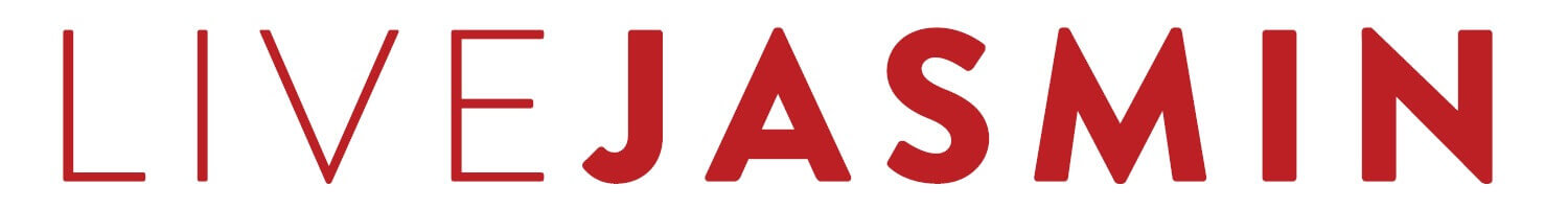 붉은색과 흰색 LiveJasmin 로고