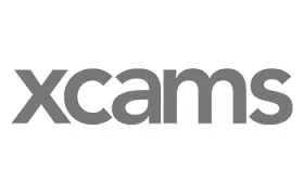 남색 Xcams 로고